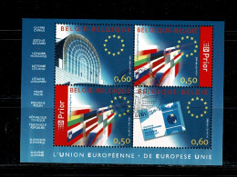 2004 N° BL110 (3256/3259) Postfris Met 1édag Stempel : HEEL MOOI ! MNH Avec Cachet 1er : EUROPA - 2002-… (€)