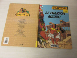 BD PAPYRUS 11 - Le PHARAON MAUDIT - De GIETER - 1988 - Editions Dupuis.          - Papyrus