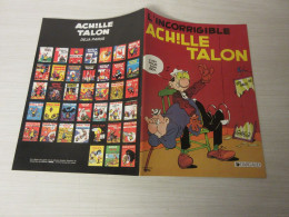 BD Achille TALON - L'INCORRIGIBLE Achille TALON - GREG - 1983 - Ed Dargaud       - Achille Talon