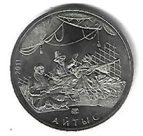 *kazakhstan 50 Tenge 2011  Km 207  Bu  Aitys - Kazajstán