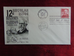 1959 - FDC - U.S.A., 12c. REGULAR ISSUE, BENJAMIN HARRISON - Collections (without Album)