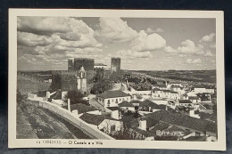 C7/4 -Photo Postal * O Castelo E A Vila * Óbidos * Leiria * Portugal - Leiria
