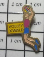 1015c Pin's Pins / Beau Et Rare : SPORTS / CLUB VOLLEY-BALL CREUTZWALD - Volleyball