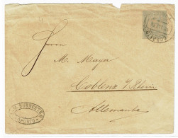 Portugal, 1896, # Sob. 4, Para Alemanha - Cartas & Documentos