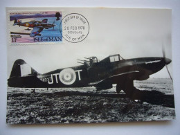 Avion / Airplane / RAF - ROYAL AIR FORCE / Boulton And Paul P.82 Defiant / Carte Maximum - 1919-1938: Entre Guerres