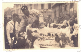 RO 63 - 20948 SIBIU, Leader Of The Iron Guard, Cartoteca Wehrmacht, UNICAT 29/24 Cm - Real Press Photo 14/8,5 Cm 1940 - Rumänien