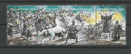 Hungary 1996 Hungarian Conquest IV Strip Y.T. 3530/3532 ** - Nuovi