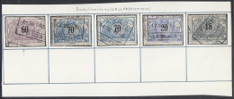 Belgique 1895 - Timbres Oblitérés Entre TR 15 Et 23 Avec Curiosité "Tâche Blanche". Qualité Mixte... (EB) AR-02415 - Oblitérés