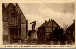 ROUTOT (27 ) LE MONUMENT DES ENFANTS DE ROUTOT MORT POUR LA FRANCE 1914-1918 - Routot