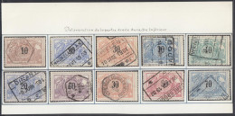 Belgique 1895 - Timbres Oblitérés Entre TR 15 Et 23 Avec Curiosité. Qualité Mixte... (EB) AR-02416 - Oblitérés