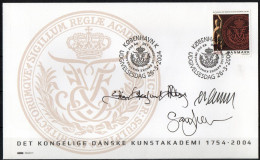 Martin Mörck. Denmark 2004. Royal Danish Academy Of Arts. Michel 1368. FDC. Signed. - FDC