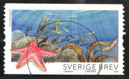Réf 77 < SUEDE < Yvert N° 2688 Ø < Année 2009 Used < SWEDEN < Etoile De Mer - Used Stamps