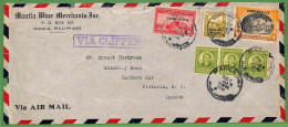 ZA1561 - USA Phillipines - POSTAL HISTORY -   Cover To CANADA Via CLIPPER  1941 - Marcophilie