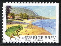 Réf 77 < SUEDE < Yvert N° 2690 Ø < Année 2009 Used < SWEDEN < Grenouille - Used Stamps