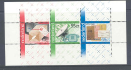 Netherlands 1981 100 Year Telecommunication Yv BF 22 MNH ** - Blocks & Sheetlets