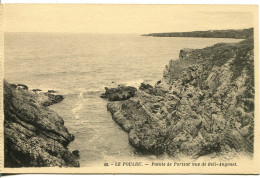 CPA  - LE POULDU -  POINTE DE PORTSAC VUE DE BELL-ANGENET (IMPECCABLE) - Le Pouldu