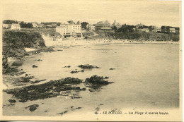 CPA  - LE POULDU - LA PLAGE A MAREE HAUTE (IMPECCABLE) - Le Pouldu