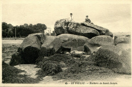 CPA  - LE POULDU - ROCHERS DE SAINT-JULIEN (IMPECCABLE) - Le Pouldu