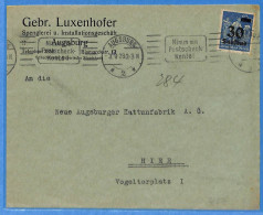 Allemagne Reich 1923 - Lettre De Augsburg - G31693 - Covers & Documents