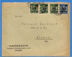 Allemagne Reich 1923 - Lettre De Bremen - G31692 - Lettres & Documents