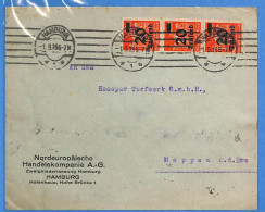 Allemagne Reich 1923 - Lettre De Hamburg - G31690 - Cartas & Documentos