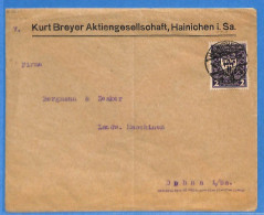 Allemagne Reich 1922 - Lettre De Hainichen - G31684 - Covers & Documents