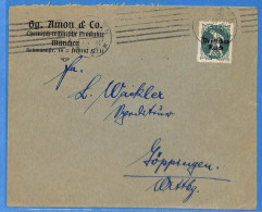 Allemagne Reich 1921 - Lettre De Munchen - G31673 - Cartas & Documentos