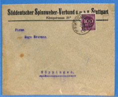 Allemagne Reich 1923 - Lettre De Stuttgart - G31664 - Brieven En Documenten