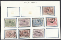 Belgique 1895 -Timbres Oblitérés Entre TR 15 Et 25 Tous Avec Curiosités:"Chiffre Déplacée". Qualité Mixte (EB) AR-02420 - Used