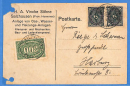 Allemagne Reich 1923 - Carte Postale De Salzhausen - G31634 - Storia Postale