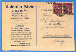 Allemagne Reich 1921 - Carte Postale De Dresden - G31643 - Briefe U. Dokumente