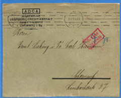 Allemagne Reich 1923 - Lettre Gebühr Bezahlt De Chemnitz - G31616 - Briefe U. Dokumente