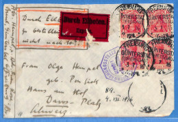 Allemagne Reich 1916 - Lettre Durch Eilboten De Freiburg - G31620 - Brieven En Documenten