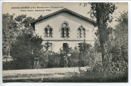 CPA * CROIX GENTE Près Montendre  Villa Notre Dame De Pitié ( Femmes Vélos ) Collection De L'Oeuvre  Photo G. Heulet - Montendre