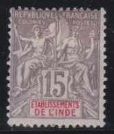 Inde  .  Y&T   .    15    .      *   .    Neuf Avec Gomme - Unused Stamps