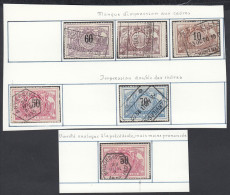 Belgique 1895 -Timbres Oblitérés Entre TR 21 Et 26.Curiosités Du Cadre. Qualité Mixte. RARE¡¡¡.....(EB) AR-02423 - Afgestempeld