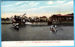 S.THOMÉ-S.A. Príncipe REAL -DESEMBARCANDO NA PONTE - Santo Tomé Y Príncipe