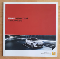 BROCHURE RENAULT MEGANE COUPE COLLECTION 2012 - Voitures