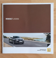 BROCHURE RENAULT LAGUNA COLLECTION 2012 - Auto's