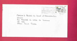 Lettre De 1990 Pour Saint-Pierre - YT N° 645 - Doris - Navire - Seul Sur Lettre - Brieven En Documenten