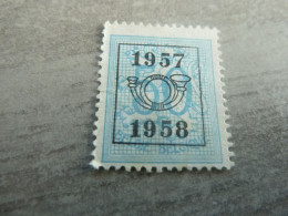 Belgique - Lion - Préoblitéré - 50c. - Bleu Clair - Neuf - Année 1957 - 58 - - Typografisch 1951-80 (Cijfer Op Leeuw)