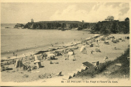 CPA - LE POULDU - LA PLAGE A L'HEURE DU BAIN - Le Pouldu