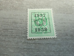 Belgique - Lion - Préoblitéré - 80c. - Vert Clair - Neuf - Année 1957 - 58 - - Tipo 1951-80 (Cifra Su Leone)