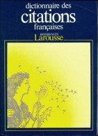 Dictionnaire Des Citations Françaises (1987) De Robert Carlier - Woordenboeken