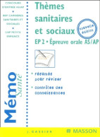 Thèmes Sanitaires Et Sociaux Ep2 : Épreuve Orale AS/AP (2001) De Jacqueline Gassier - 18+ Years Old