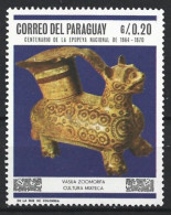 Paraguay 1967. Scott #1062 (MH) Mixtec Jaguar Pitcher - Paraguay