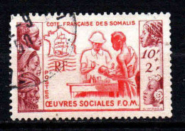 Cote Des Somalis  - 1950 - Œuvres Sociales  -  N° 283 - Oblit - Used - Usados