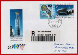 GS - Brief Reko Mit Stempel 3824 Großau Bei Raabs - Vom 1.4.1997 - Storia Postale