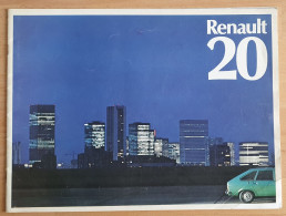 LOT 3 BROCHURES RENAULT 20 - Auto's