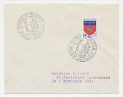 Cover / Postmark France 1968 Oil - Gas - Autres & Non Classés